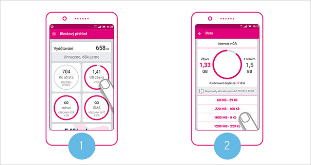 Jak si aktivovat data zdarma v Můj T-Mobile?