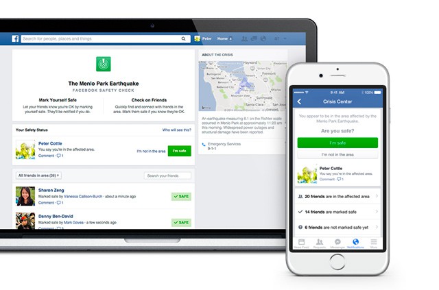 Safety Check – užitečná služba od sociální sítě Facebook