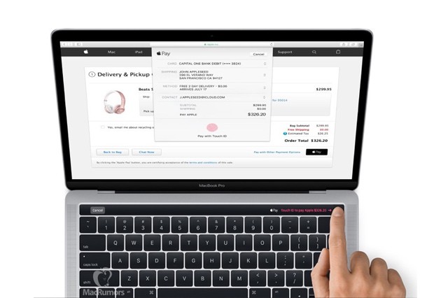 Nový MacBook má dotykový panel