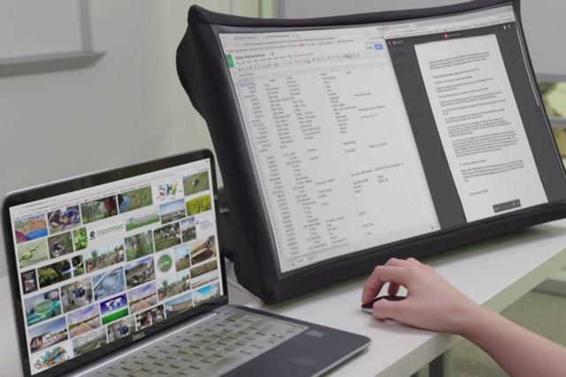SPUD: 24“ monitor do kabelky nebo batohu