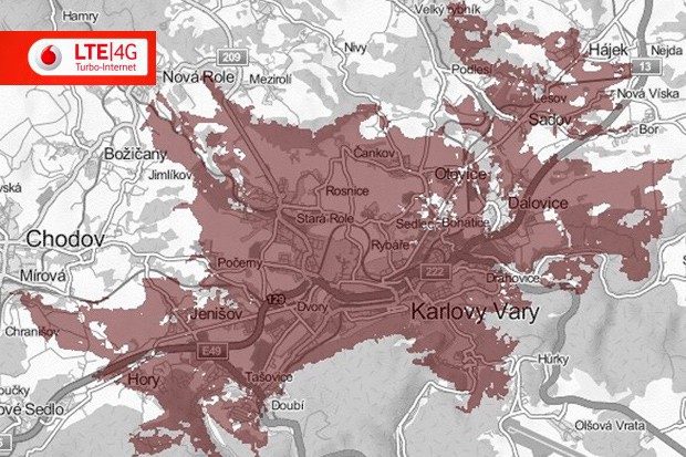 4G LTE v Karlových Varech