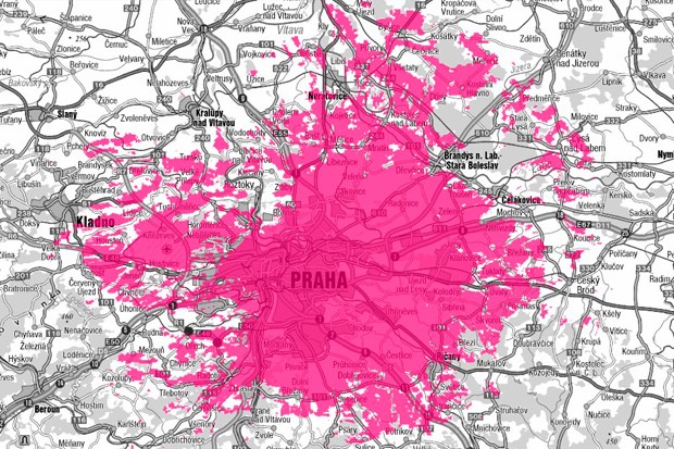 T-Mobile rozšířil LTE internet na další části Prahy
