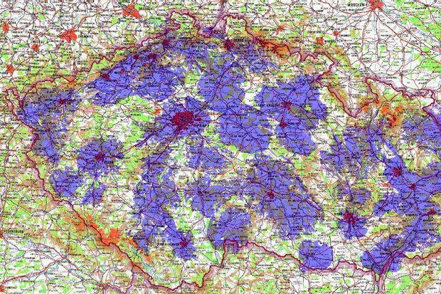 Mapa pokrytí O2 neodpovídá skutečnosti