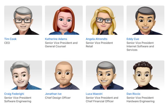 Apple oslavil Světový den emoji proměnou vedení ve smajlíky