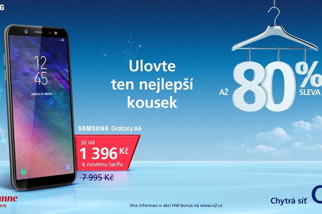 O2 na Dny Marianne výrazně zlevní mobily