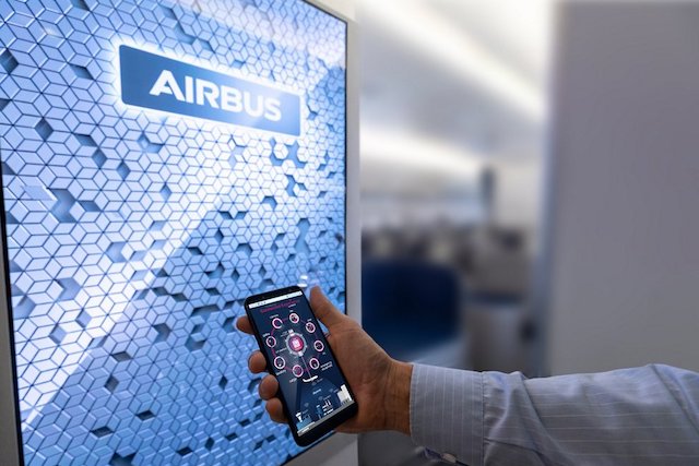 Airbus testuje chytrou kabinu s funkcemi IoT