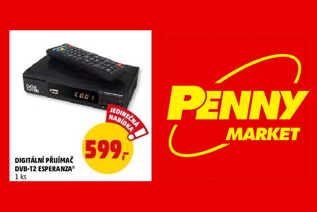 Penny Market prodával nepoužitelný set-top box pro DVB-T2