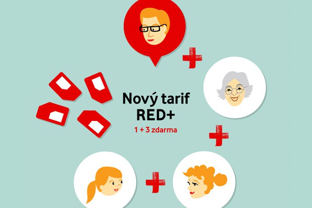 První rodinný tarif je tady. Nabídne ho Vodafone.