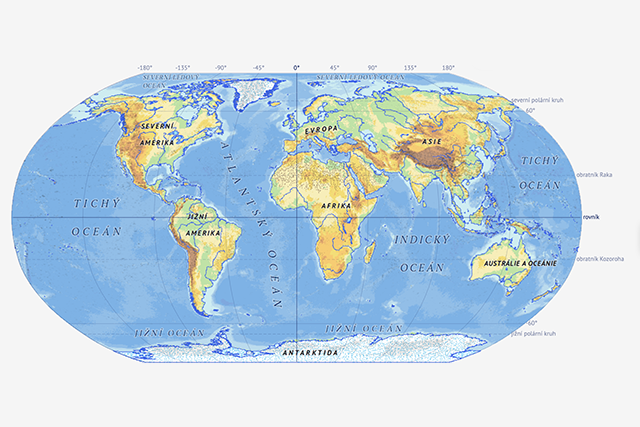 Mapy.cz začaly nabízet atlas světa