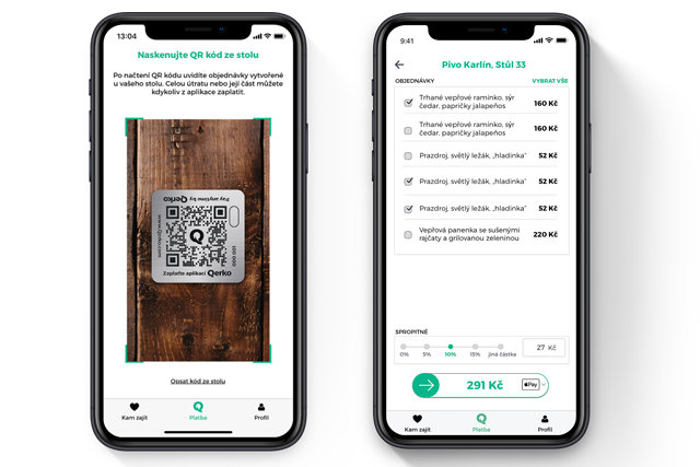 Na číšníka už čekat nemusíte. V restauracích můžete platit i pomocí QR kódu na stole