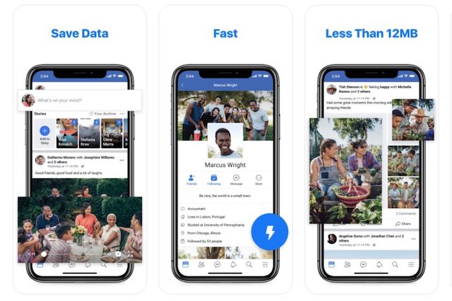 Facebook ukončil podporu Lite aplikace pro iOS