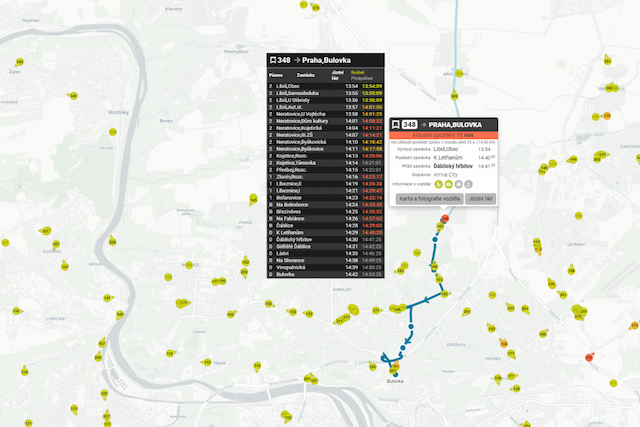 PID zpřístupnila mapu s přesnou polohou autobusů