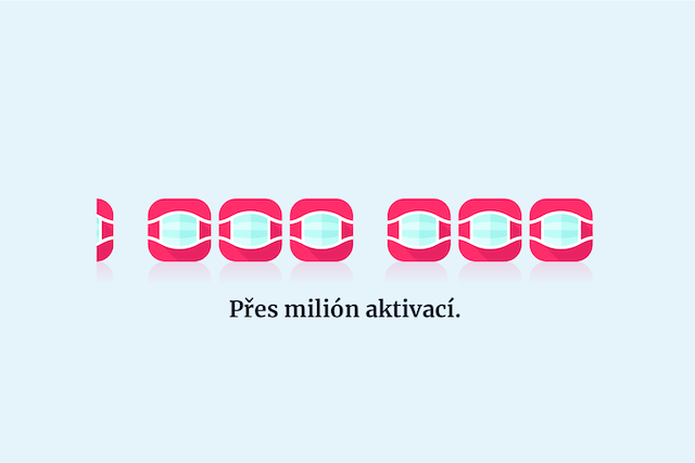 eRouška překonala 1 milion aktivací