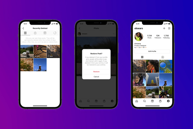 Instagram umožní obnovit smazané příspěvky
