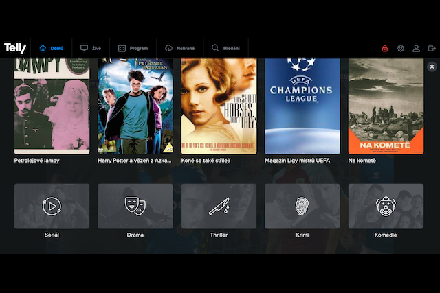 Telly aktualizovala aplikaci pro LG TV a webový prohlížeč