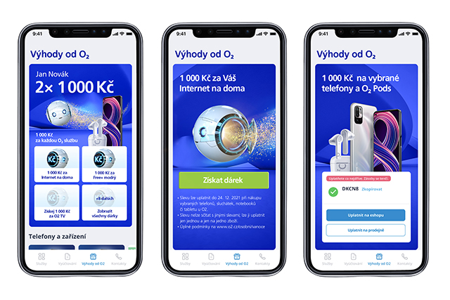 Vánoční kampaň O2 byla úspěšná, slevu 1 000 Kč na zařízení využil každý pátý zákazník