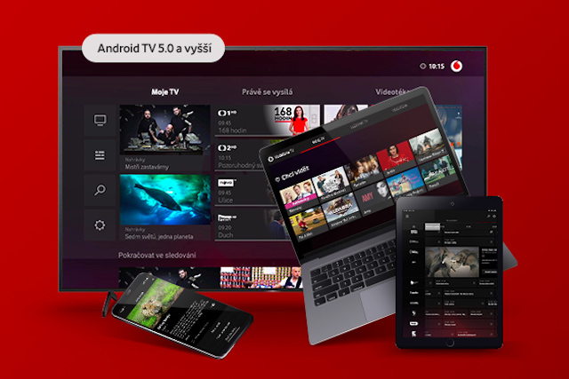 Vodafone TV spustila novou aplikaci pro chytré televize