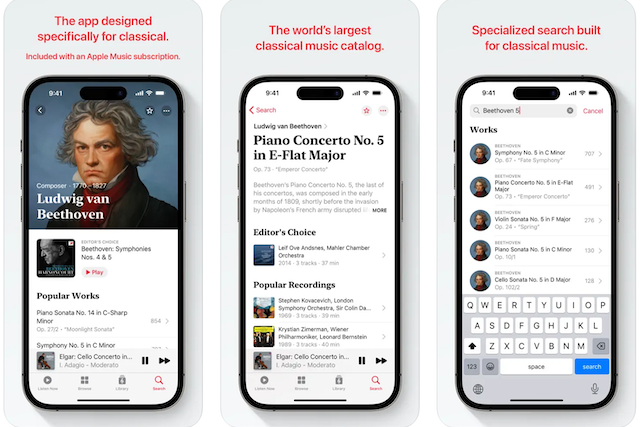 Apple spustí 28. března novou aplikaci pro klasickou hudbu