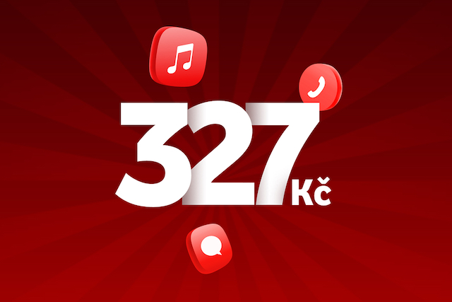 Vodafone vrací oblíbený tarif s neomezeným voláním a SMS a 1,5 GB dat za 327 Kč