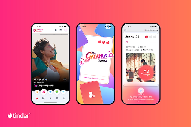 Tinder představil novou AI hru, která vás naučí flirtovat