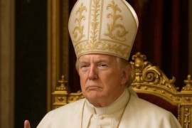 Trump zveřejnil fotku sebe jako papeže, vyvolal tím vlnu kritiky