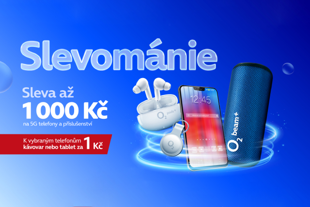 O2 spouští srpnovou Slevománii, zlevnil smartphony i příslušenství