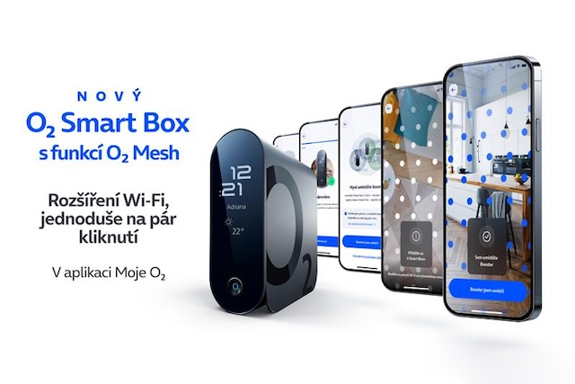 O2 představuje nový Smart Box Optic + Booster s funkcí Mesh