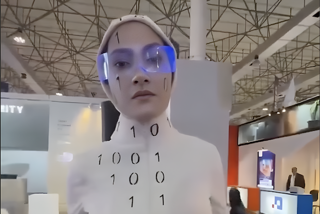 Írán představil pokročilé humanoidní roboty, byli to ale lidé v kostýmech