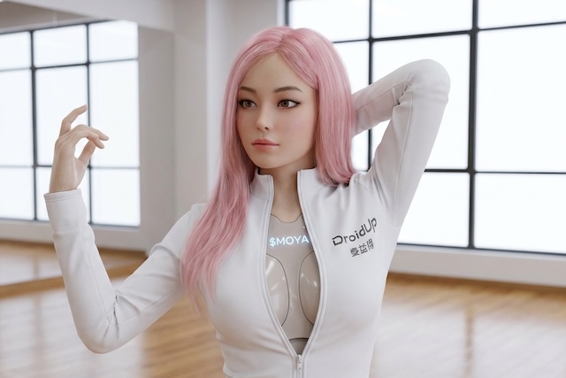 Čínská firma představila realistického humanoidního robota Moya