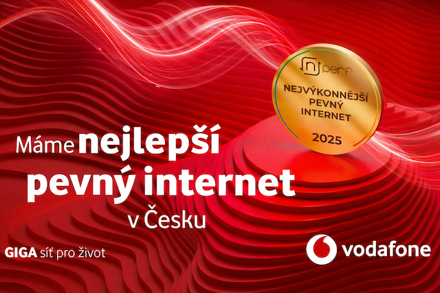 Vodafone má podle nPerf znovu nejlepší pevný internet v Česku