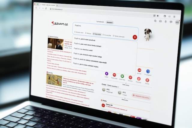 Seznam zpřístupnil svého AI asistenta všem přihlášeným uživatelům