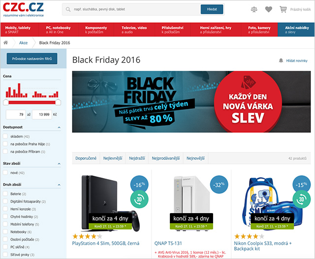 Black Friday czc.cz