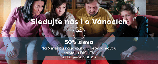 DIGI TV s 50% slevou