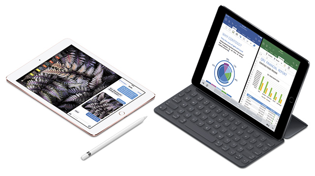 iPad Pro s Apple Pencil a klávesnicí