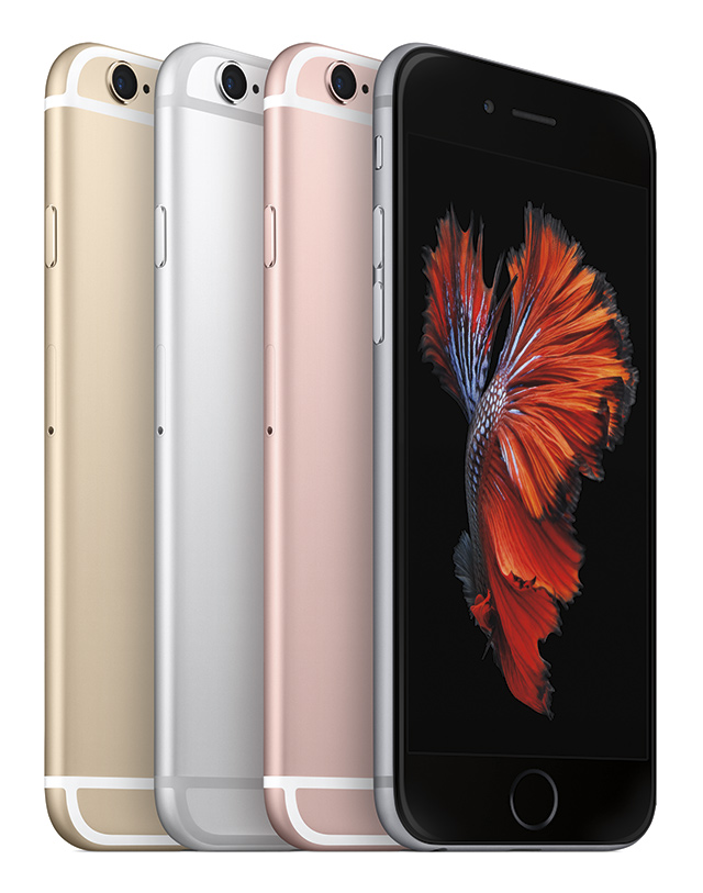 iPhone 6s - barevné provedení