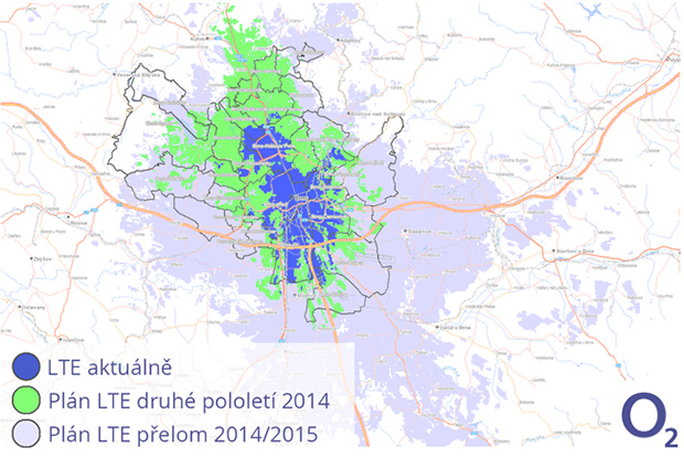 O2 LTE v Brně 2014